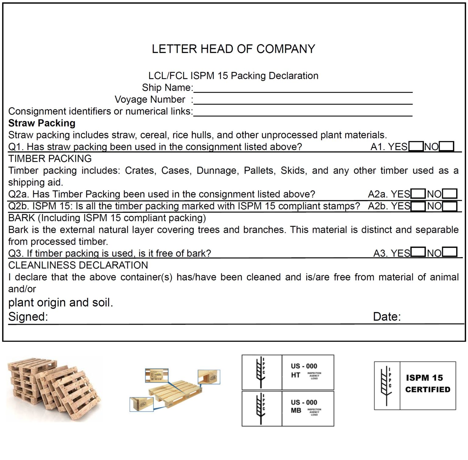 What Is Packing Declaration Amber Courier